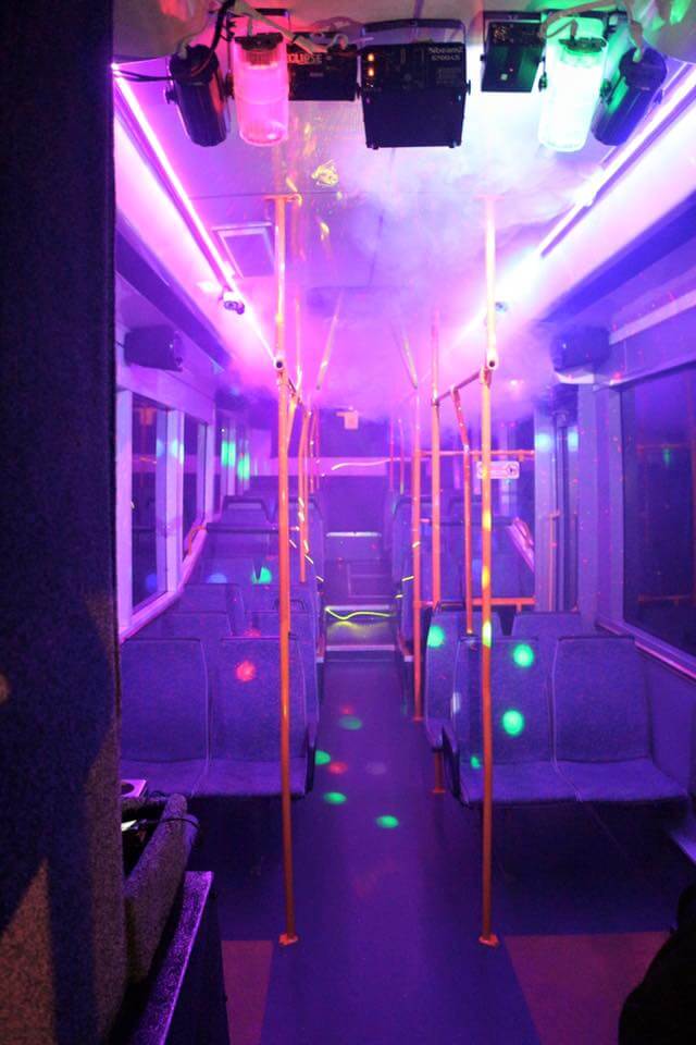 55 passenger party bus