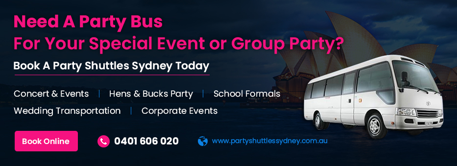 Party Shuttles Sydney - Book Now