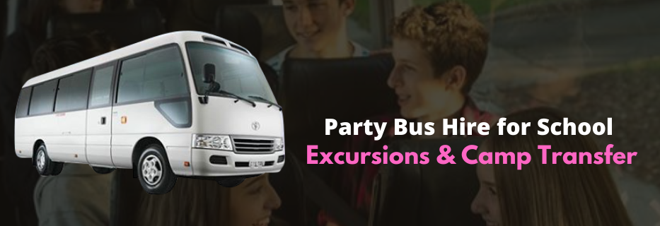 Hire Party Shuttle Bus for School Excursion & Camp Transfer