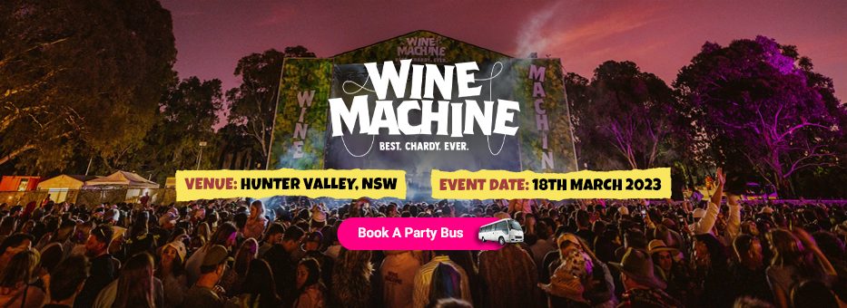 Wine Machine 2023 - Book Party Bus