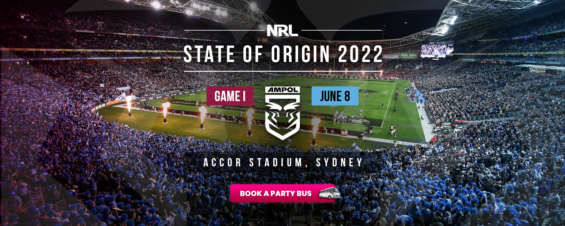 State of Origin 2022 Banner