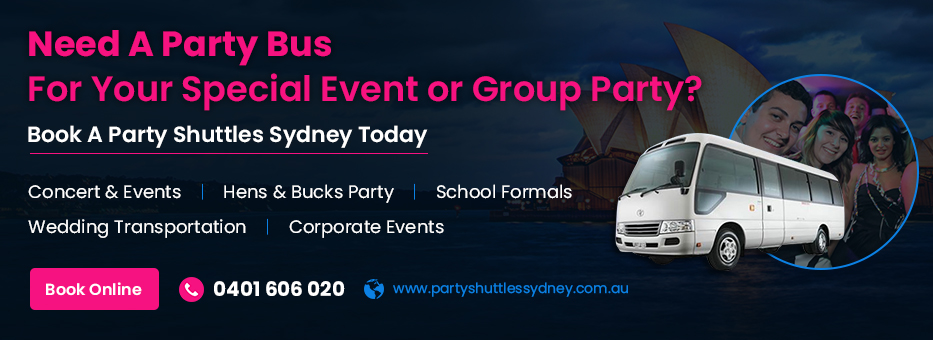 Party Shuttles Sydney - Book Now