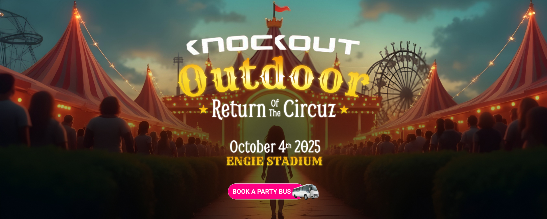 Book Party Bus For Knockout Outdoor Event