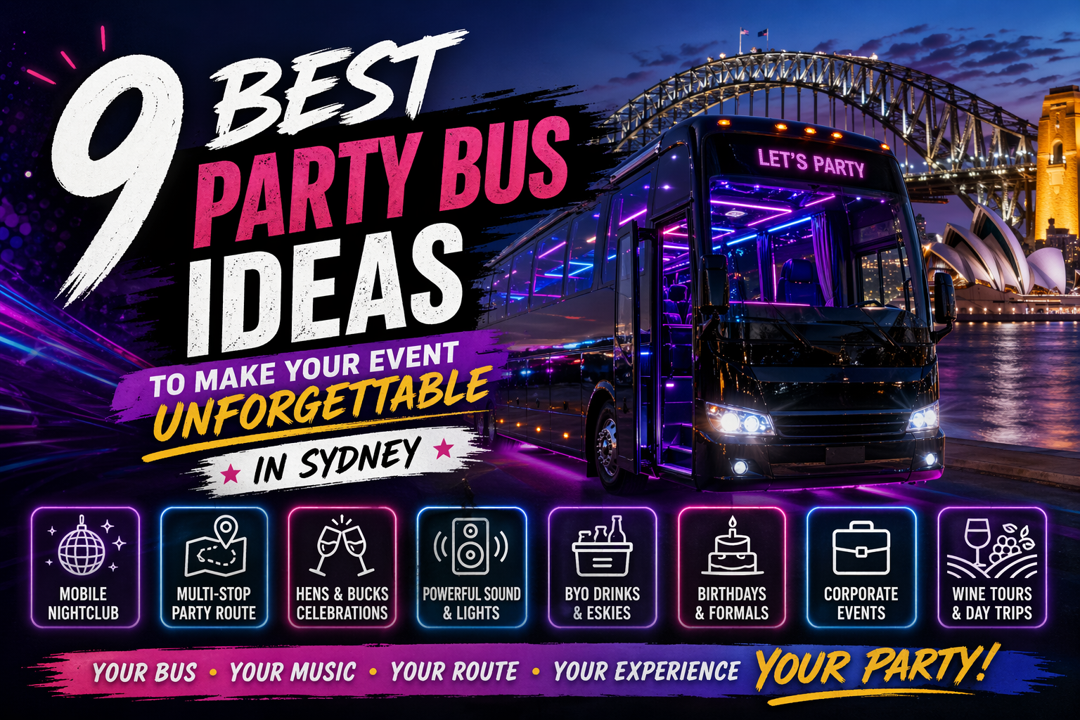 9 Best Party Bus Ideas to Make Your Event Unforgettable