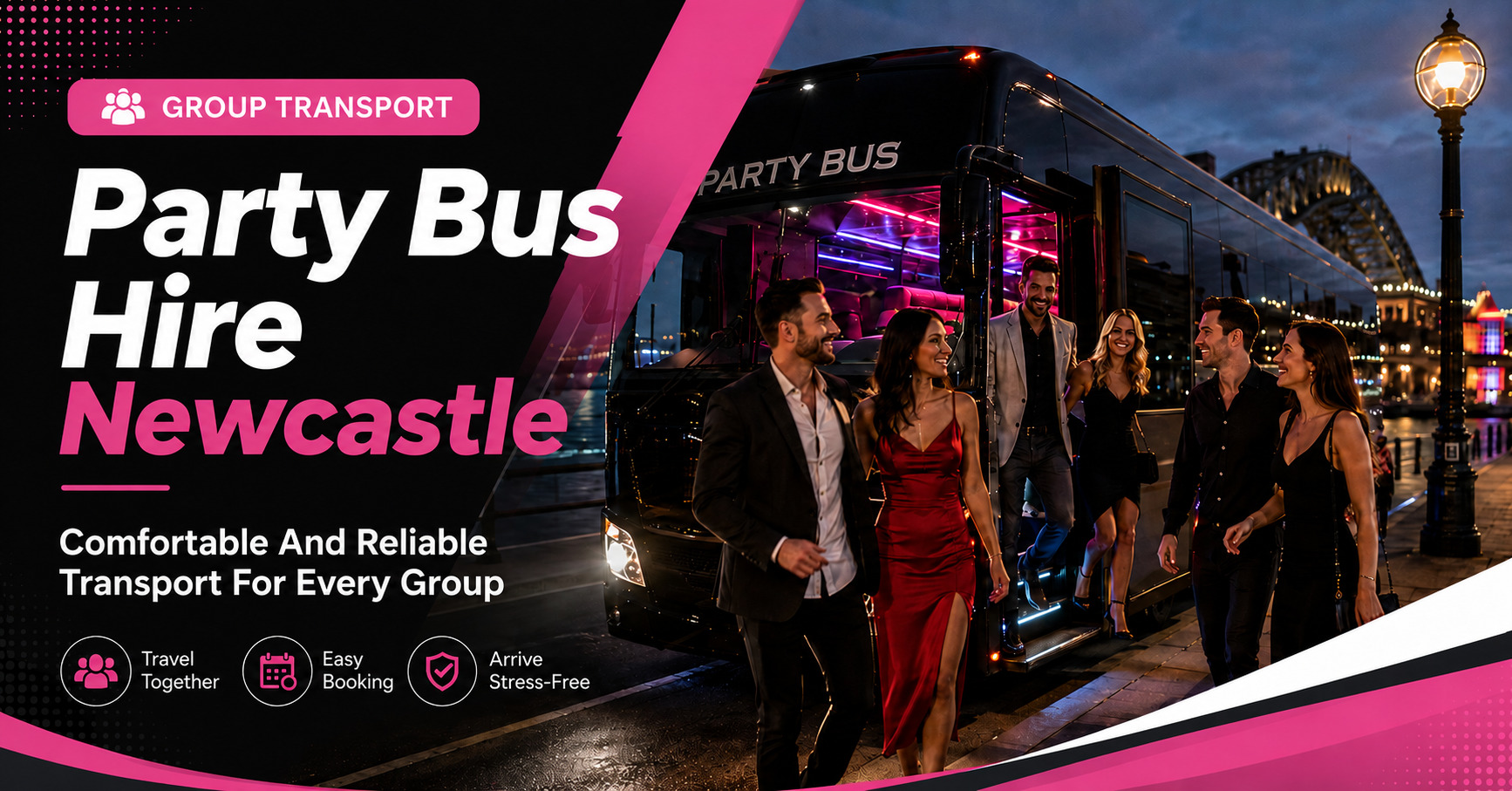 party bus hire newcastle what groups should know before booking