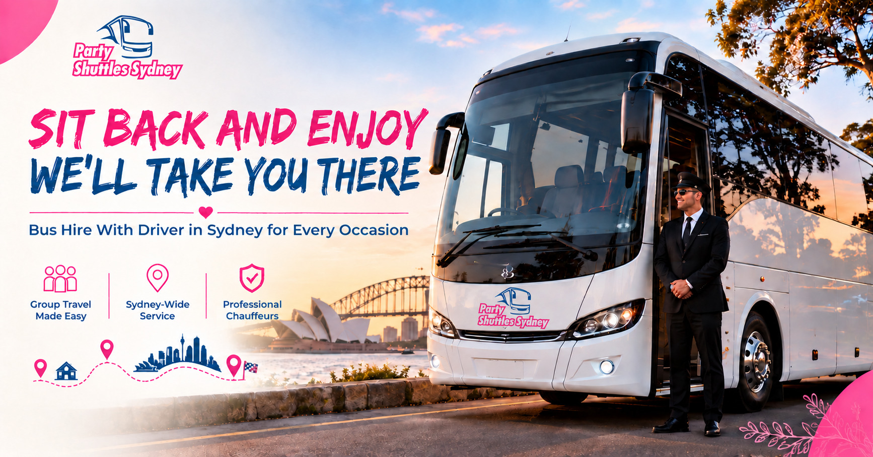 bus hire with driver sydney what driver included group transport changes for your plan